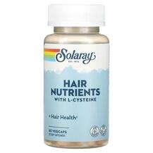 Solaray, Hair Nutrients, Шкіра нігті волосся, 60 капсул