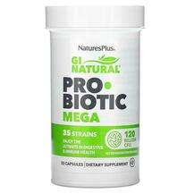 Natures Plus, Пробиотики, GI Natural Probiotic Mega 120 Billio...