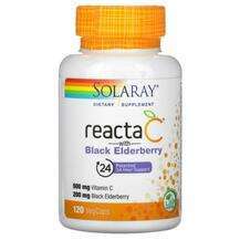 Solaray, Reacta-C + Elderberry, 120 Vegetarian Capsules