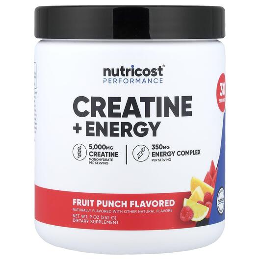 Основное фото товара Performance Creatine + Energy Fruit, Энергетический напиток, 252 