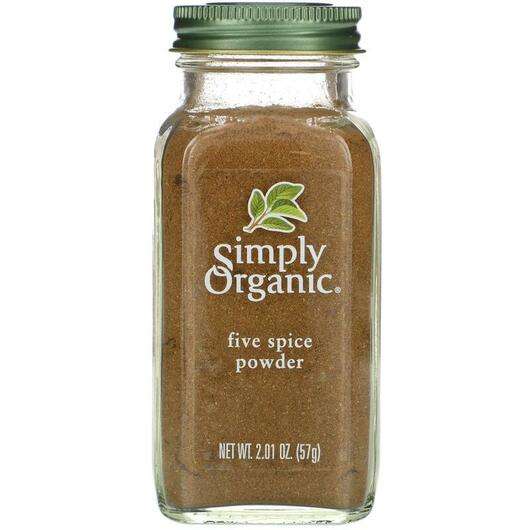 Основне фото товара Simply Organic, Five Spice Powder, Спеції, 57 г