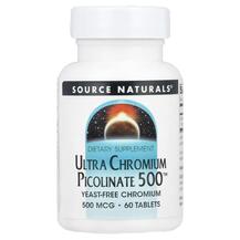 Ultra Chromium Picolinate 500 500 mcg Хром Source Ultra Chromium Picolinate 500 500 mcg Хром Source