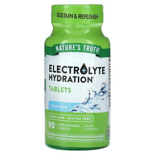 Основное фото товара Электролиты, Electrolyte Hydration Unflavored, 90 таблеток