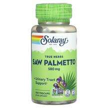 Solaray, Сав Пальметто, True Herbs Saw Palmetto 580 mg, 100 ка...