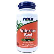 Now, Valerian Root 500 mg, 100 Veg Capsules