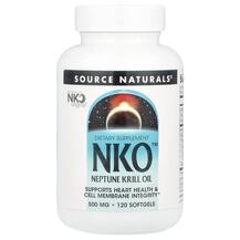 Масло криля NKO Нептун 500 мг NKO Neptune Krill Oil