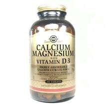 Solgar, Calcium Magnesium with D3, Кальцій Магній D3, 300 табл...