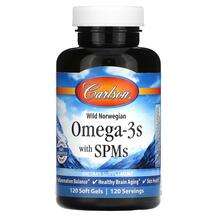 Carlson, Omega-3s with SPMs, 120 Softgels