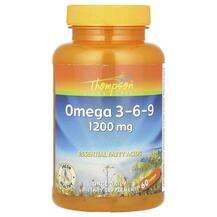 Thompson, Жирные кислоты Омега 3 6 9, Omega 3-6-9 1200 mg, 60 ...