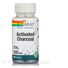Solaray, Активированный уголь, Activated Charcoal 280 mg, 90 к...