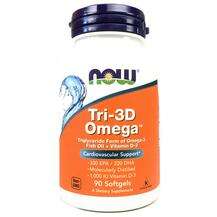Now, Tri-3D Omega, Омега 3 + D3, 90 капсул