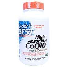 Doctor's Best, High Absorption CoQ10 with BioPerine 400 mg, 18...