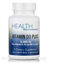Health Products Distributors, Витамин D, Vitamin D3 Plus, 150 ...