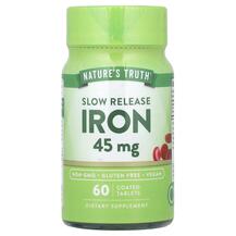 Залізо Slow Release Iron 45 mg Nature's Truth