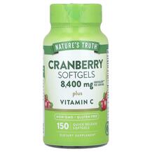 Cranberry Softgels Plus Vitamin C Клюква Nature's