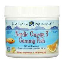 Nordic Naturals, Nordic Omega-3 Gummy Fish Tangerine Treats 12...