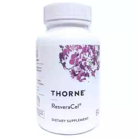 Основне фото товара Thorne, ResveraСel 415 mg, Ресверацел, 60 капсул
