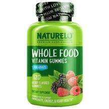 Naturelo, Whole Food Vitamin Gummies for Adults Berry Flavored...