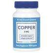 Фото товару The Vitamin Shoppe, Copper 2 mg, Мідь, 100 капсул