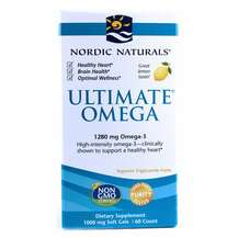 Nordic Naturals, Ultimate Omega 1280 mg, Омега-3, 60 капсул