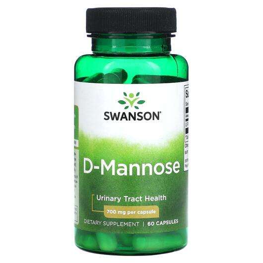 D-Mannose 700 mg, D-Маноза, 60 капсул