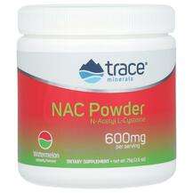 Trace Minerals, NAC Powder Watermelon, NAC N-Ацетил-L-Цистеїн,...