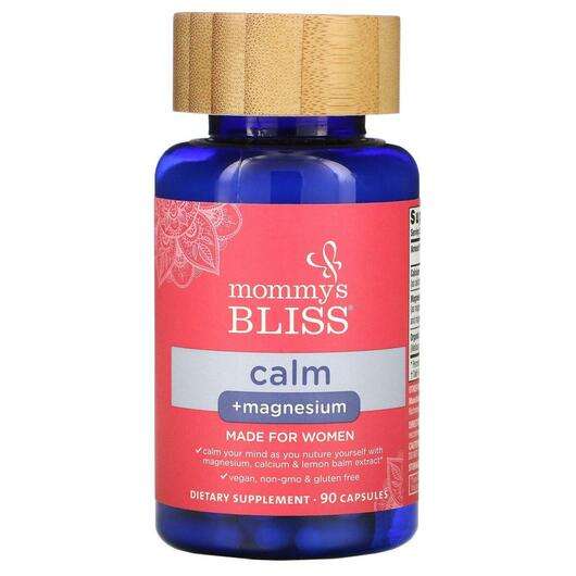 Основне фото товара Mommy's Bliss, Calm + Magnesium For Women, Підтримка стресу, 9...