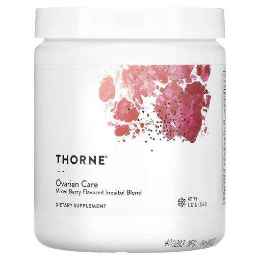 Основне фото товара Thorne, Ovarian Care Mixed Berry, Вітамін B8 Інозитол, 236 г