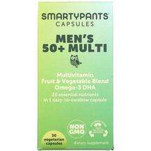 SmartyPants, Men's 50+ Multi, Мультивітаміни, 30 капсул