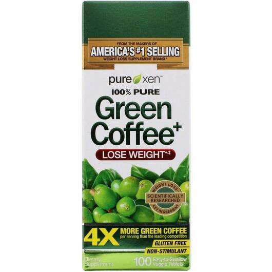 Green Coffee+, 100% чиста зелена кава, 10 таблеток