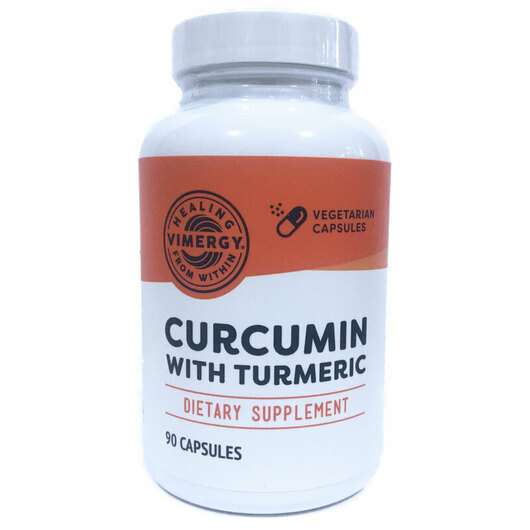 Curcumin with Turmeric, Куркумін, 90 капсул