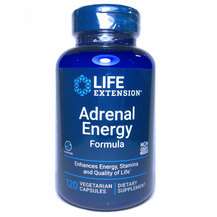 Life Extension, Поддержка стресса, Adrenal Energy, 120 капсул