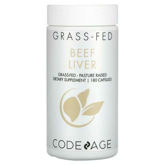 Grass-Fed Beef Liver, Колаген з яловичини, 180 капсул