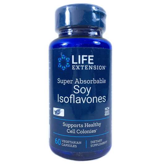 Soy Isoflavones Super Absorbable, Соєві Ізофлавони, 60 капсул