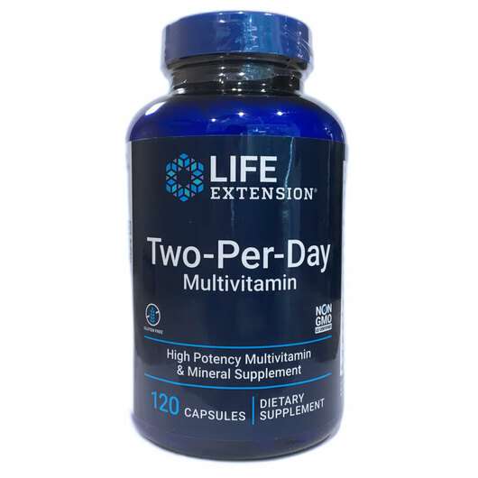 Two-Per-Day Multivitamin, Мультивітаміни, 120 капсул