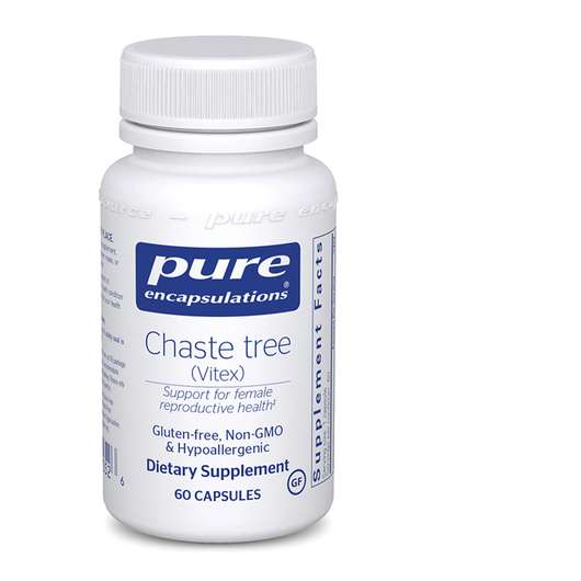 Основне фото товара Pure Encapsulations, Chaste Tree Vitex, Авраамове дерево, 60 к...