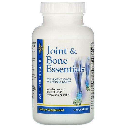 Основне фото товара Dr. Whitaker, Joint & Bone Essentials, Підтримка суглобів,...