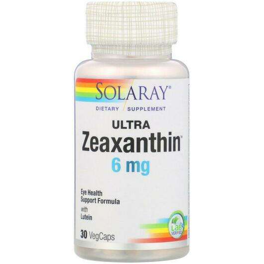 Ultra Zeaxanthin 6 mg, Зеаксантин 6 мг, 30 капсул