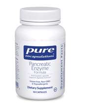 Pure Encapsulations, Pancreatic Enzyme Formula, Панкреатин, 60...