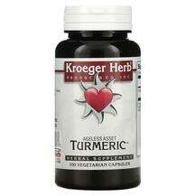 Kroeger Herb, Turmeric, Коріння куркуми, 100 капсул