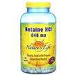 Фото товару Natures Life, Betaine HCl 648 mg 250, Бетаїн HCl 648 мг, 250 к...