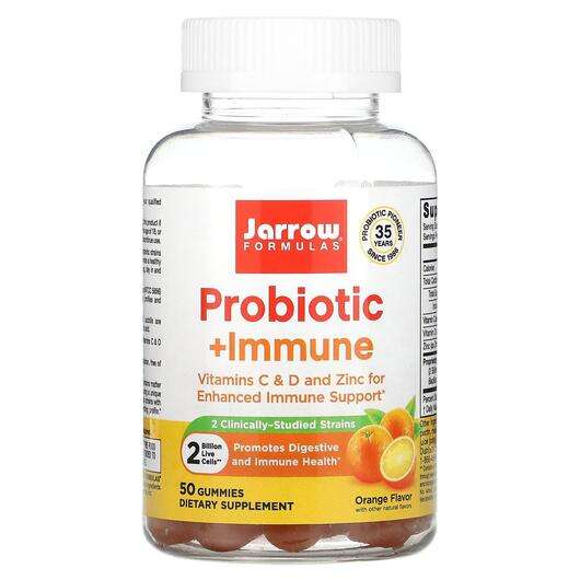 Основное фото товара Jarrow Formulas, Поддержка иммунитета, Probiotic + Immune Oran...