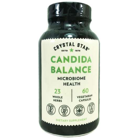 Основне фото товара Crystal Star, Candida Balance, Кандида Баланс, 60 капсул
