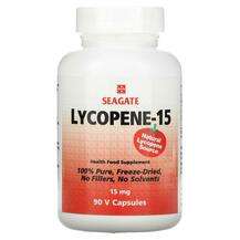 Seagate, Ликопин, Lycopene-15 15 mg, 90 капсул