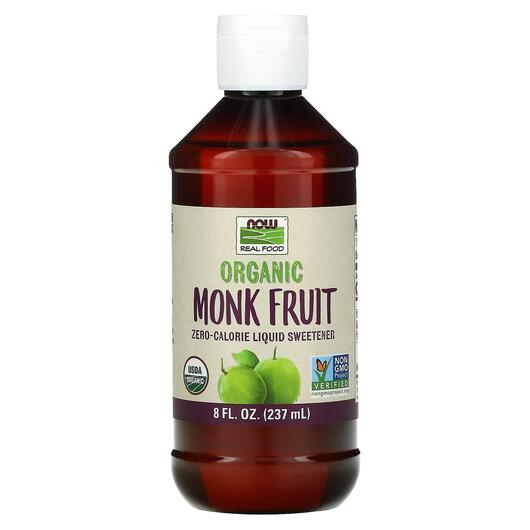 Основне фото товара Real Food Organic Monk Fruit Zero-Calorie, Натуральний підсолоджу