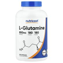 L-Glutamine L-Глутамин Nutricost 180 капсул