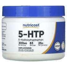 Nutricost, 5-HTP Powder 5-Hydroxytryptophan Unflavored, 25 g