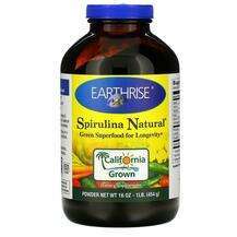 Earthrise, Spirulina Natural Powder, 454 g