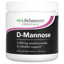 LifeSeasons, Д-манноза, D-Mannose 2000 mg, 94.97 г