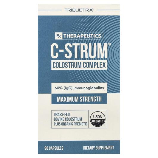 Основное фото товара Triquetra Health, Колострум, C-Strum Colostrum Complex, 90 капсул